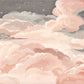 Papier peint nuage rose - Poésie Murale