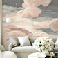 Papier peint nuage rose - Poésie Murale
