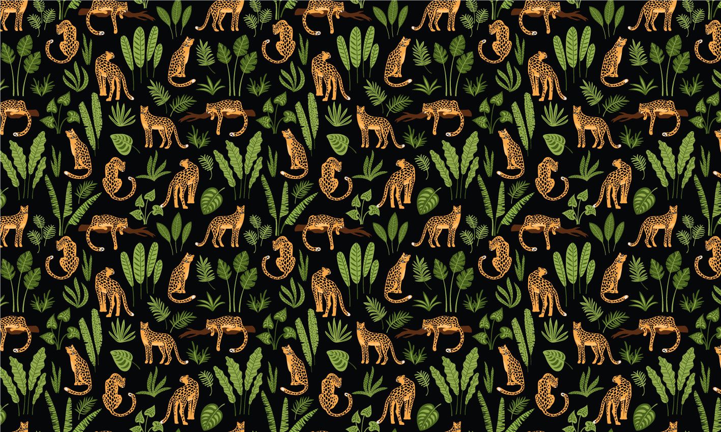 Papier peint guépard