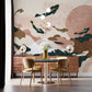 Papier peint panoramique carpe Koï Japonais - Poésie Murale