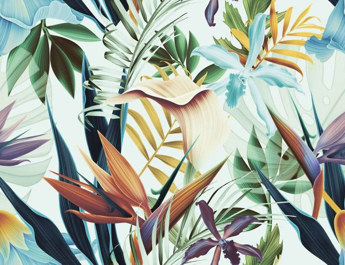 Papier peint panoramique Canopée Opaline