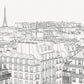 Papier peint ville de Paris